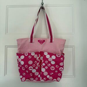 Roxy - Pink Canvas Shoulder Bag